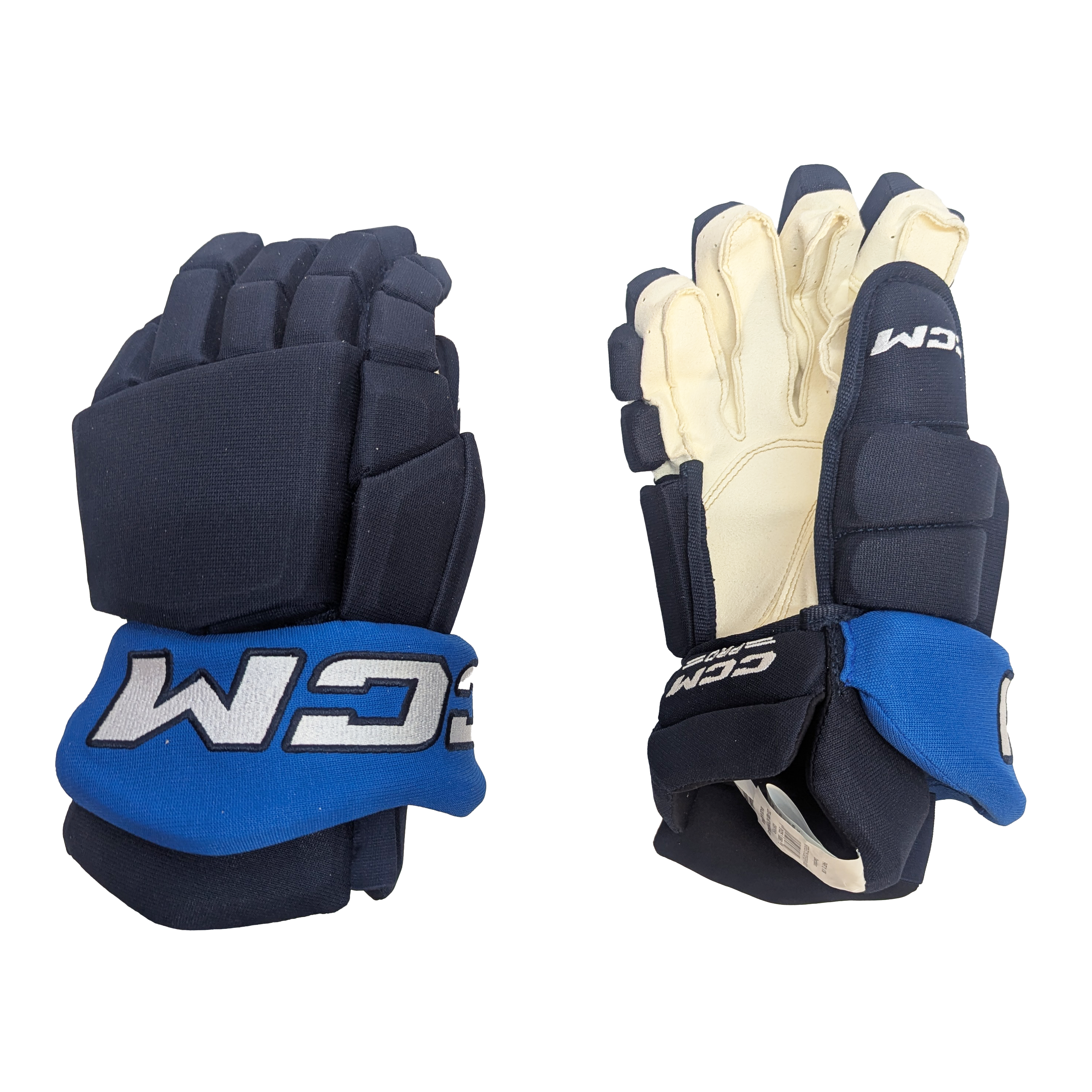 CCM HGTKPP - NHL Pro Stock Glove - Winnipeg Jets (Navy/Blue)